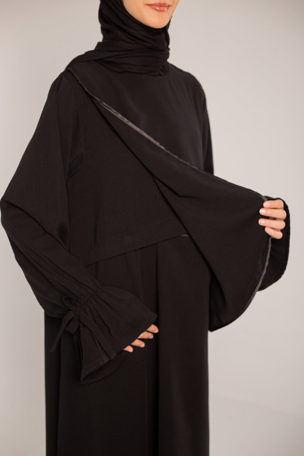 The Pocket Abaya Black