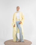 Asymmetric Linen Kimono